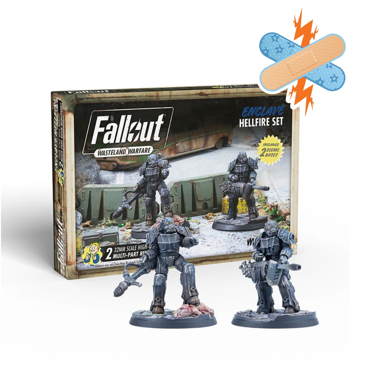 Fallout: Wasteland Warfare Enclave Hellfire Set