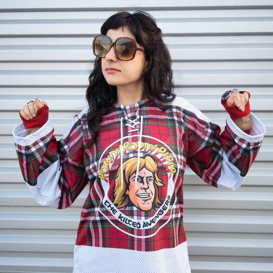 Rowdy Roddy Piper The Kilted Avengers Red Home Jersey