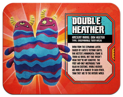 Cuddlee Kaiju Plush: Double Heather
