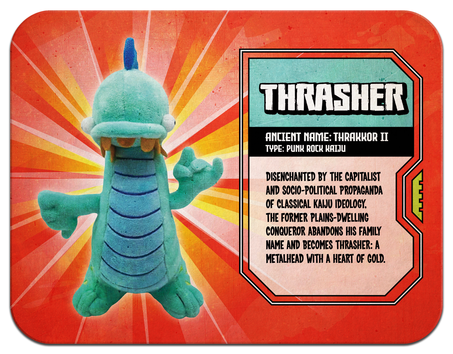 Cuddlee Kaiju Plush: Thrasher