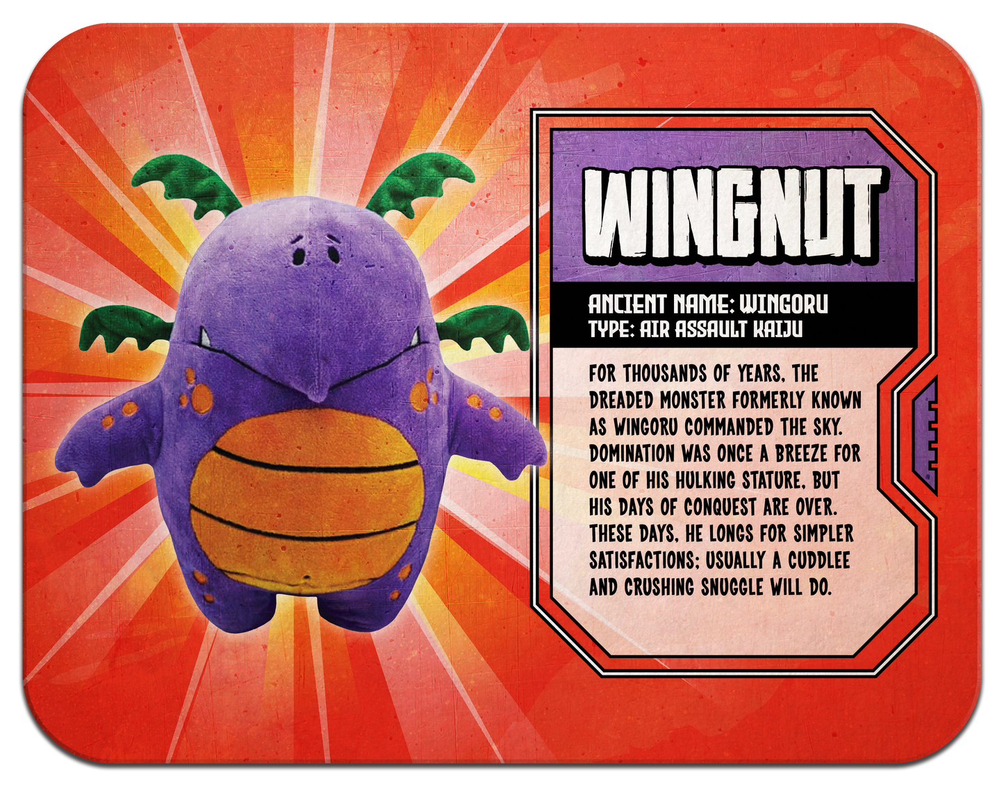 Cuddlee Kaiju Plush: Wingnut