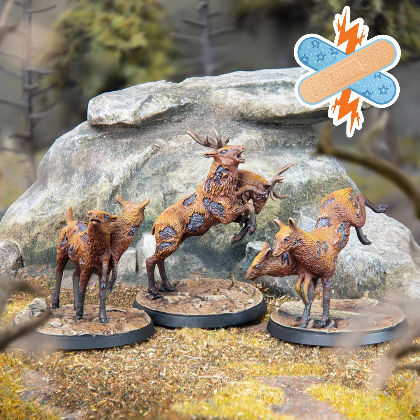 Fallout: Wasteland Warfare Creatures Radstag Herd