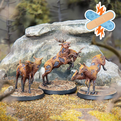 Fallout: Wasteland Warfare Creatures Radstag Herd