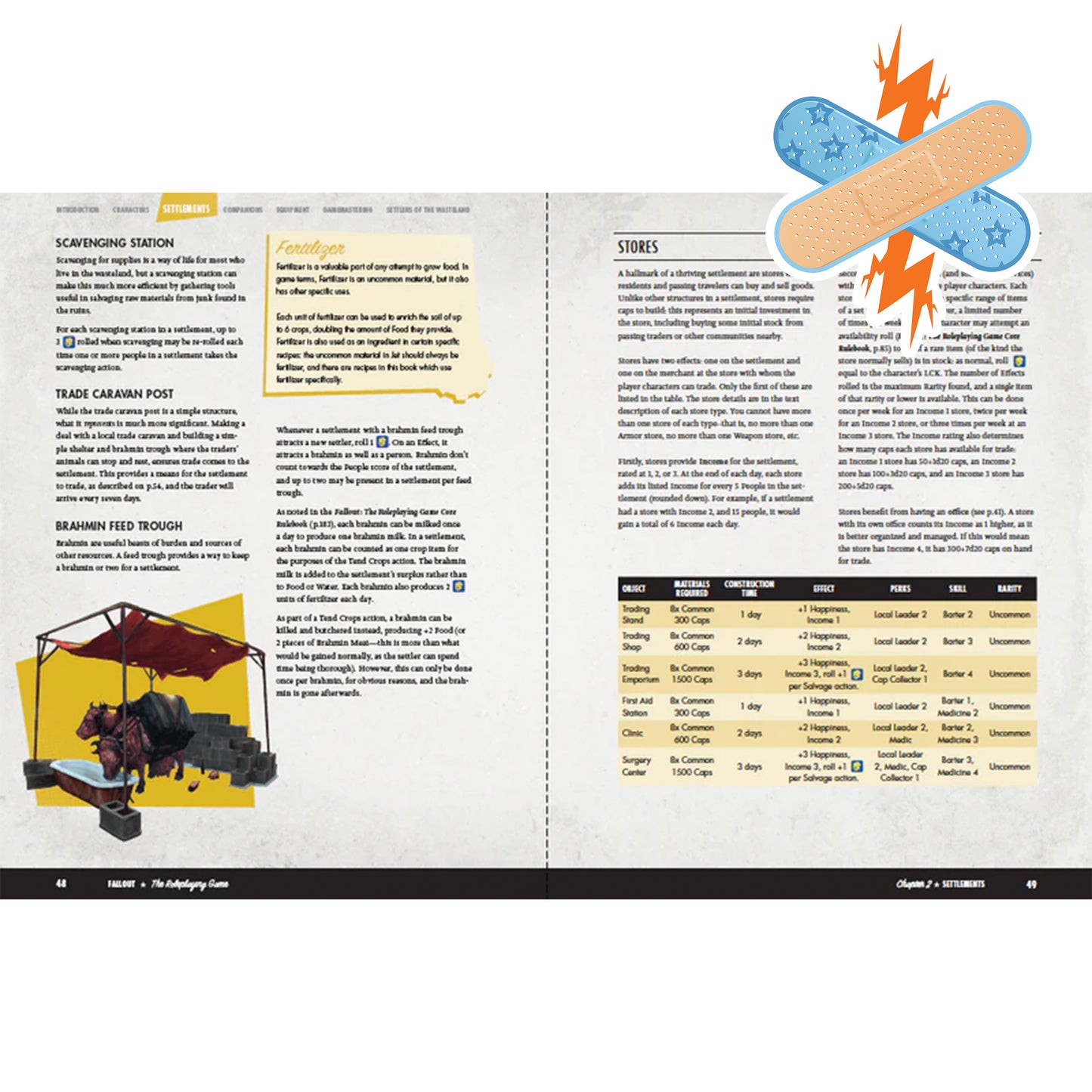 Fallout: The Roleplaying Game Settler's Guide Book