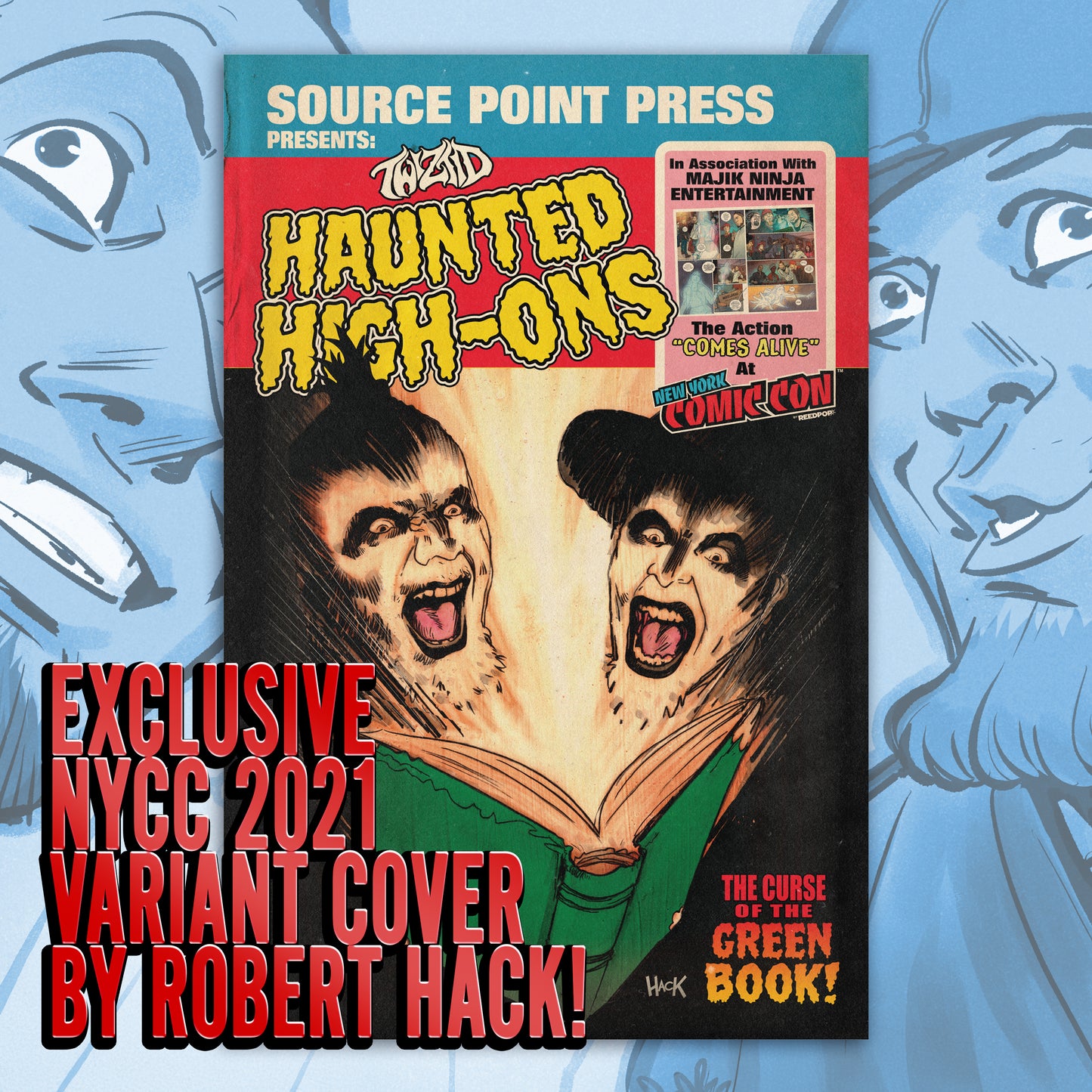 Twiztid Haunted High-Ons: The Curse of the Green Book #1 NYCC 2021 Exclusive Variant CBCS Graded 9.6