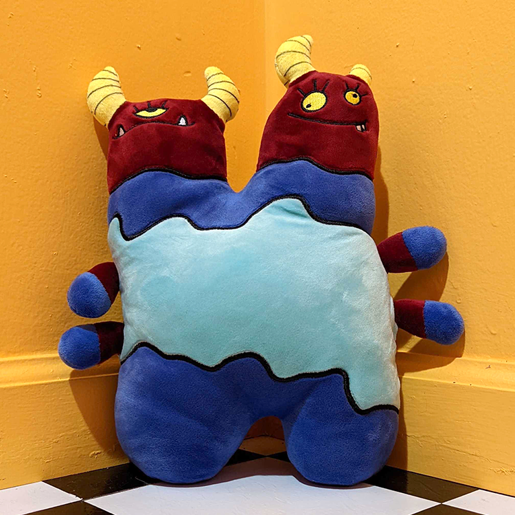 Cuddlee Kaiju Plush: Double Heather